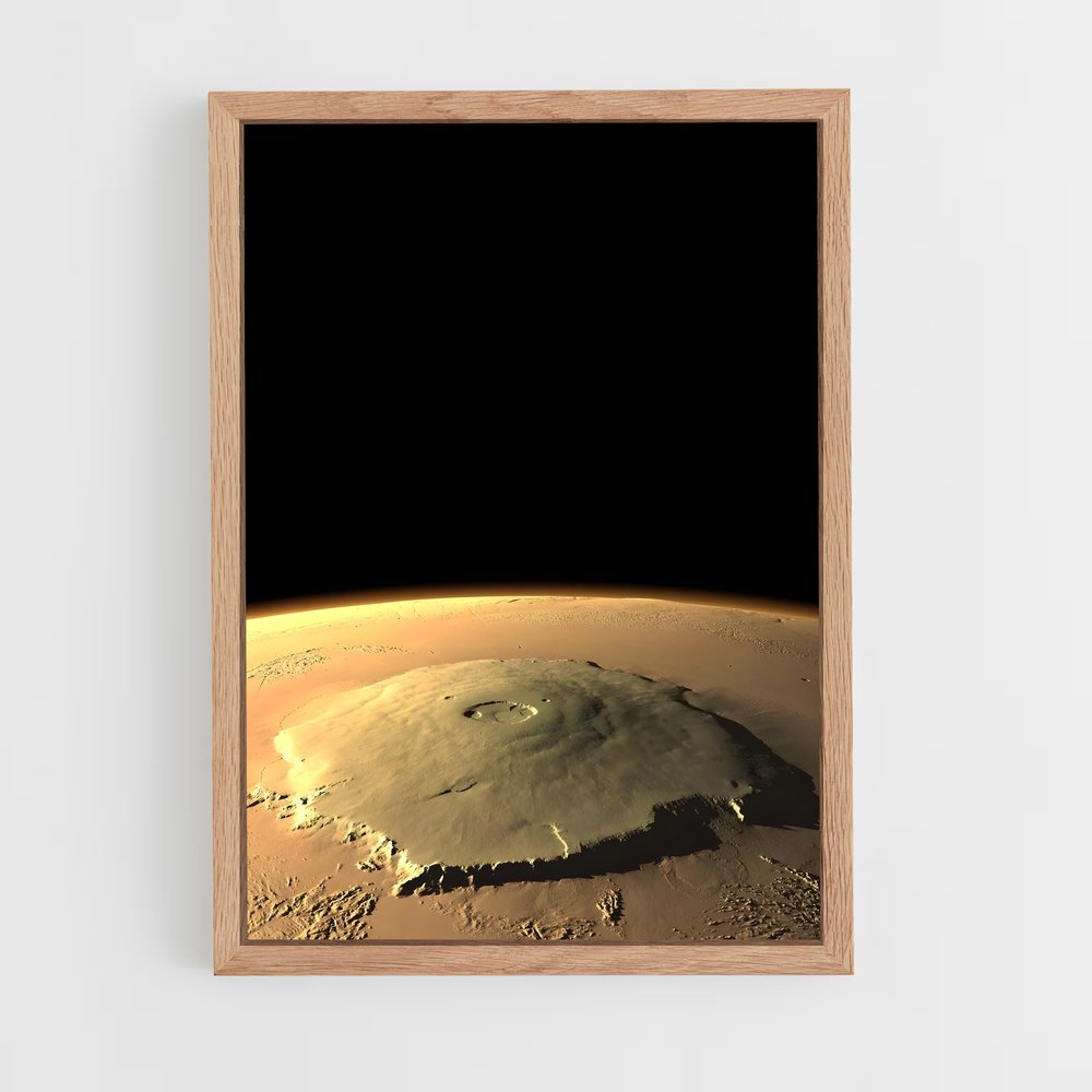Poster majestueux Olympus Mons – affiche Système solaire (vue 4)